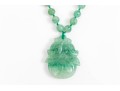 Lot Of Assorted Green Aventurine Quartz Motif Jewelry Pieces, Including A Fabulous Brooch