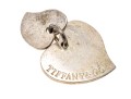 Tiffany And Co. Sterling Silver Double Heart Shaped Pendant