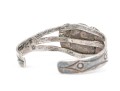 Lot Of Three Sterling Silver Southwestern Cuff Style Bracelets