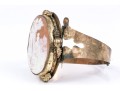 Antique Beautiful Delicate Gold Filled Cameo Motif Bracelet