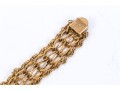 Vintage Classic Gold Filled Retro Charm Style Link Bracelet