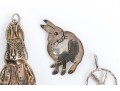Sterling Silver Collection Of Assorted Bunny Motif Jewelry Pieces