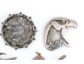 Sterling Silver And 800 Silver Collection Of Assorted Bird Motif Jewelry Pieces