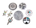 Lot Of Fun Southwestern Motif Sterling Silver Jewelry Pieces