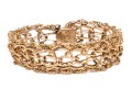 Vintage Classic Gold Filled Retro Charm Style Link Bracelet