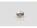14k White Gold Diamond Solitaire Stud Earrings, App. 0.50 TCW