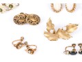 Lot Of Gold Filled Assorted Vintage Earrings