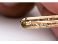 14k Yellow Gold Lovely Vintage Cultured Freshwater Pearl And 'X