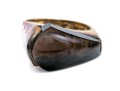 Sterling Silver Vermeil Contemporary Fantasy Cut Smoky Quartz Ring, Size 5