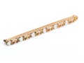 14k Yellow Gold Lovely Vintage Cultured Freshwater Pearl And 'X