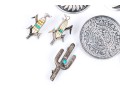 Lot Of Fun Southwestern Motif Sterling Silver Jewelry Pieces