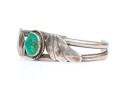 Lot Of Three Sterling Silver Southwestern Cuff Style Bracelets