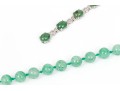 Lot Of Assorted Green Aventurine Quartz Motif Jewelry Pieces, Including A Fabulous Brooch