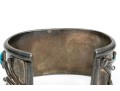 Sterling Silver Chunky Southwestern Motif Cuff Bracelet