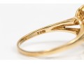 14k Yellow Gold Lovely Oval Aquamarine And Diamond Halo Ring, Size 6.75