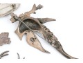Sterling Silver And 800 Silver Collection Of Assorted Bird Motif Jewelry Pieces