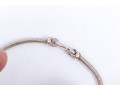 Sterling Silver Striking Multi Color Glass And Composite Pendant, On Chunky Snake Chain