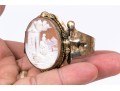 Antique Beautiful Delicate Gold Filled Cameo Motif Bracelet