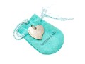 Tiffany And Co. Sterling Silver Double Heart Shaped Pendant