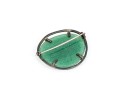 Lot Of Assorted Green Aventurine Quartz Motif Jewelry Pieces, Including A Fabulous Brooch