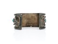 Sterling Silver Chunky Southwestern Motif Cuff Bracelet