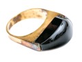 Sterling Silver Vermeil Contemporary Fantasy Cut Smoky Quartz Ring, Size 5