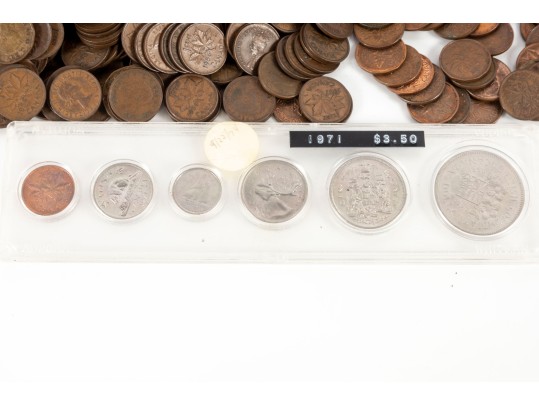 Canadian Coins (Varied Denominations)