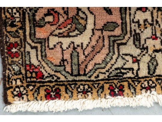 Turkmen Pictoral Hunting Rug (6'11