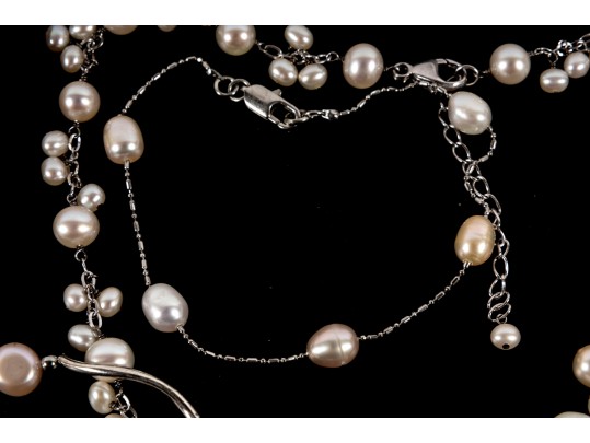 Sterling Silver Cultured Pearl Jewelry