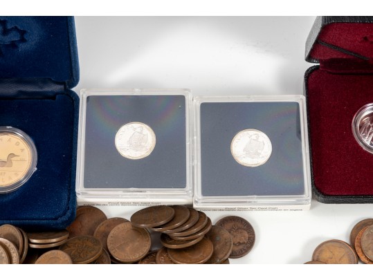 Canadian Coins (Varied Denominations)