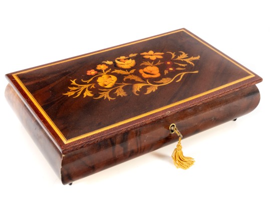 Vintage Italian Lacquer Music Box