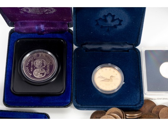 Canadian Coins (Varied Denominations)