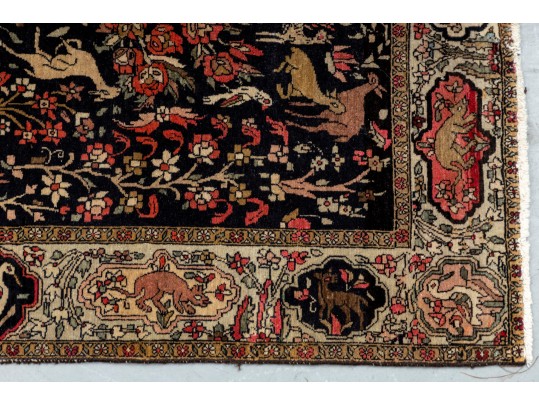 Turkmen Pictoral Hunting Rug (6'11