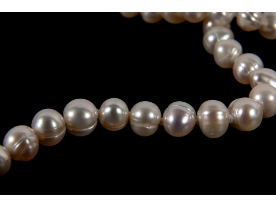 Impressive Ringed Cultured Pearl Tassel Necklace