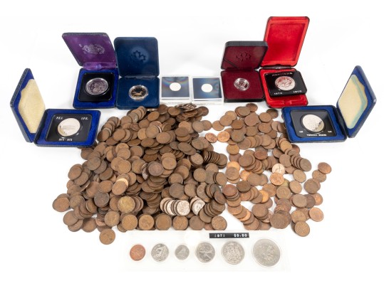 Canadian Coins (Varied Denominations)