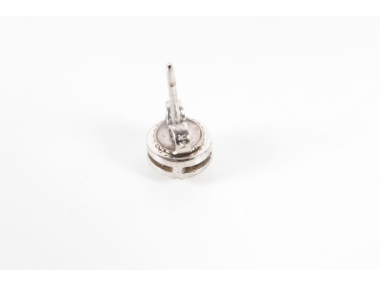 14k White Gold Diamond Stud Earrings