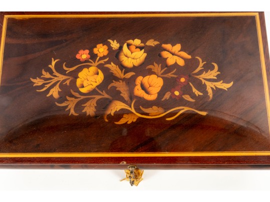 Vintage Italian Lacquer Music Box