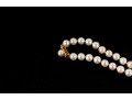 18k Yellow Gold Cultured Pearl Necklace