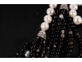 Impressive Ringed Cultured Pearl Tassel Necklace