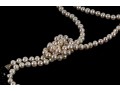 Impressive Ringed Cultured Pearl Tassel Necklace