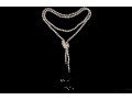 Impressive Ringed Cultured Pearl Tassel Necklace