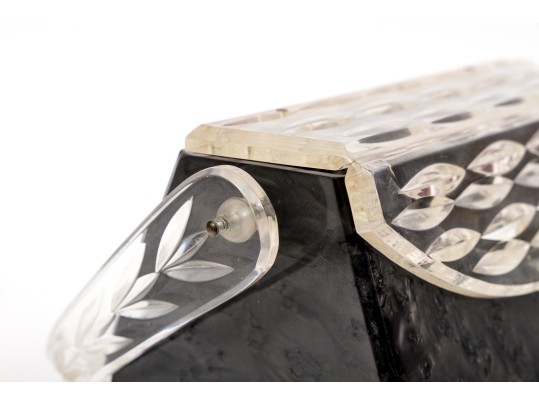 Vintage Lucite Mounted Plastic Gilli Originals New York Handbag