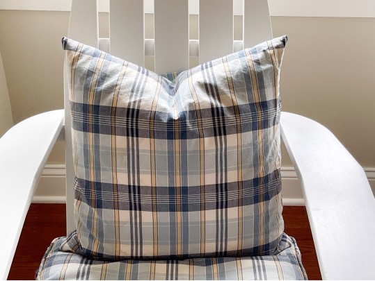 Handsome Pair Of Adirondack Chairs With Side Table