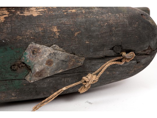 Three Antique Decoy Duct Two Carved Wood, One Cork With Wooden Head