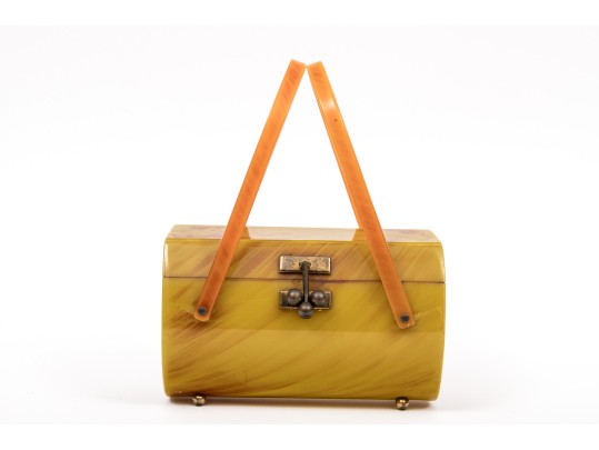 Vintage Bakelight Purse With Armstraps