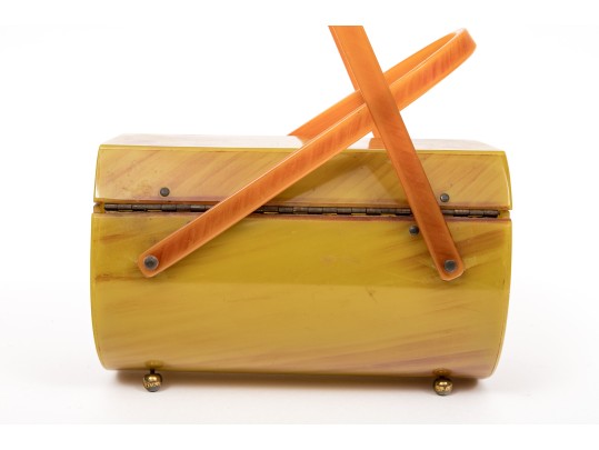 Vintage Bakelight Purse With Armstraps