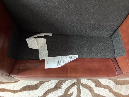 Luxurious Leather Upholstered Club Chair With Ottoman