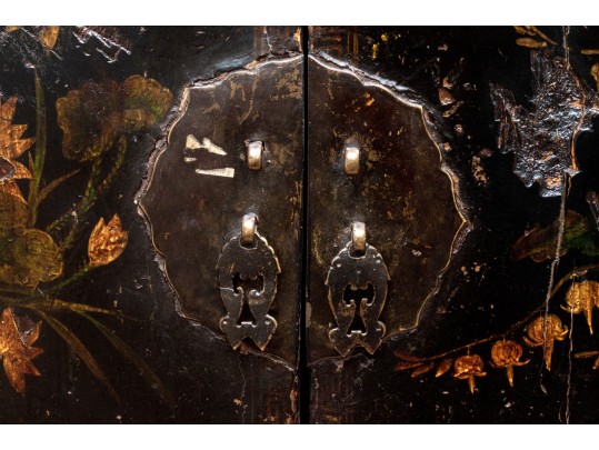 Semi-antique Asian Lacquered Wooden Altar Table / Console 