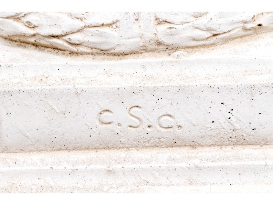 Highly Decorative Cast Stone Bust Of Madame Tallien