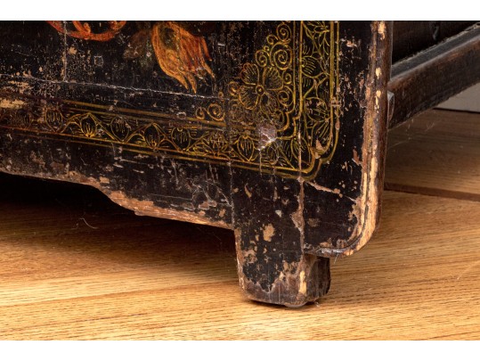 Semi-antique Asian Lacquered Wooden Altar Table / Console 